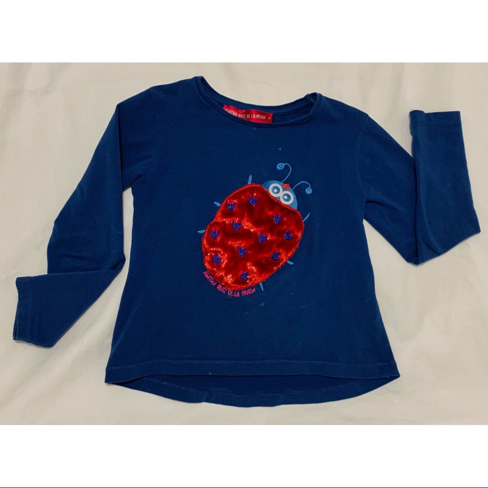 Agatha Ruiz De La Prada kid ladybug shirt
